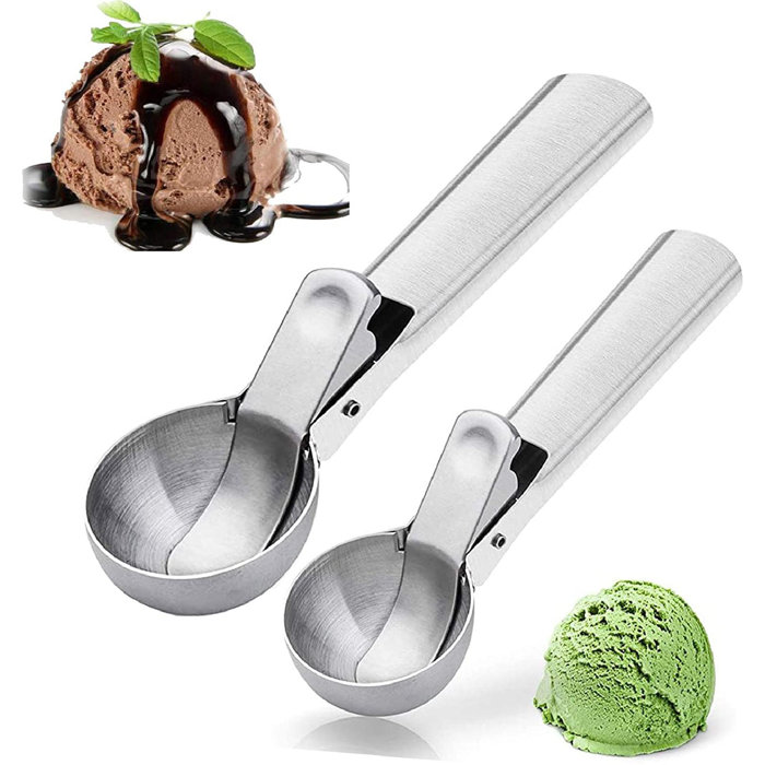 SpicyMedia Ice Cream Scoops With Trigger Release Cake Trigger Cookie